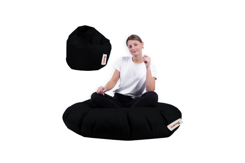Tasmina Sittsäck Utomhus 65 cm Svart - Utemöbler - Utestolar & fåtöljer - Sittsäckar
