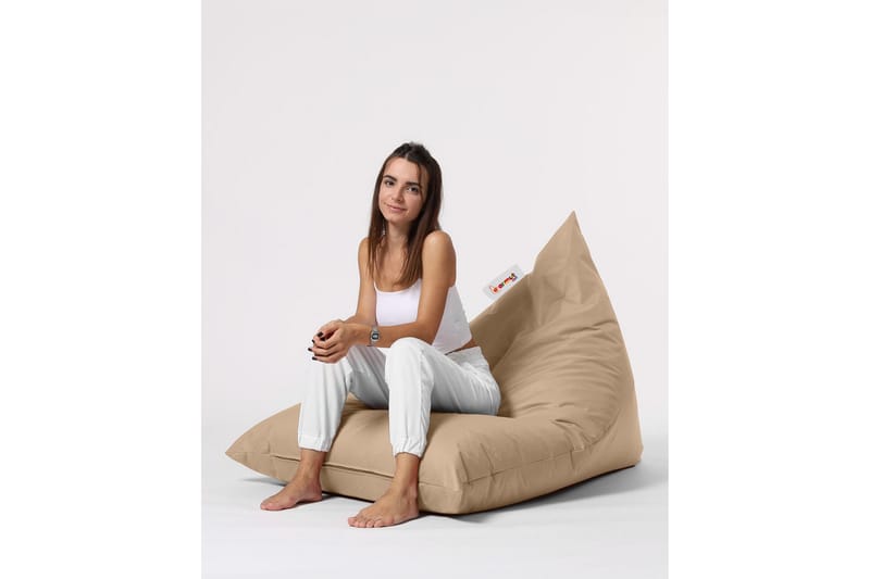 Toya Sittsäck Utomhus 90 cm Beige - Utemöbler - Utestolar & fåtöljer - Sittsäckar