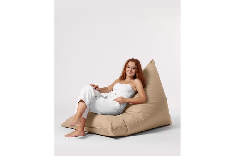Toya Sittsäck Utomhus 90 cm Beige - Utemöbler - Utestolar & fåtöljer - Sittsäckar