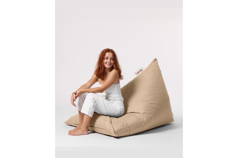 Toya Sittsäck Utomhus 90 cm Beige - Utemöbler - Utestolar & fåtöljer - Sittsäckar