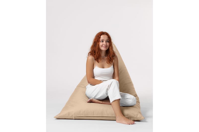 Toya Sittsäck Utomhus 90 cm Beige - Utemöbler - Utestolar & fåtöljer - Sittsäckar