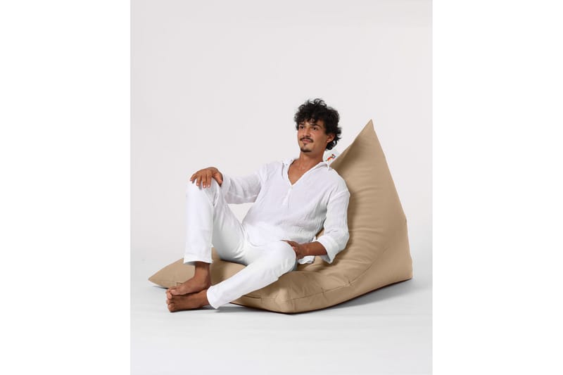 Toya Sittsäck Utomhus 90 cm Beige - Utemöbler - Utestolar & fåtöljer - Sittsäckar