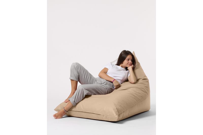 Toya Sittsäck Utomhus 90 cm Beige - Utemöbler - Utestolar & fåtöljer - Sittsäckar