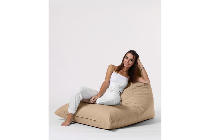 Toya Sittsäck Utomhus 90 cm Beige - Utemöbler - Utestolar & fåtöljer - Sittsäckar