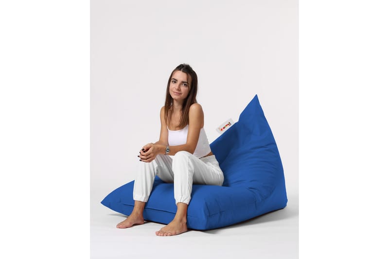 Toya Sittsäck Utomhus 90 cm Blå - Utemöbler - Utestolar & fåtöljer - Sittsäckar