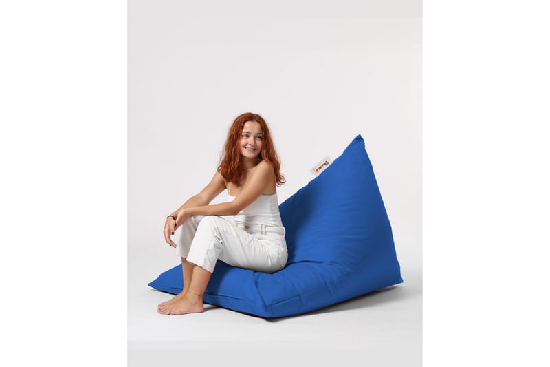 Toya Sittsäck Utomhus 90 cm Blå - Utemöbler - Utestolar & fåtöljer - Sittsäckar