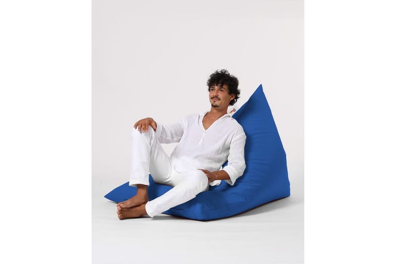 Toya Sittsäck Utomhus 90 cm Blå - Utemöbler - Utestolar & fåtöljer - Sittsäckar