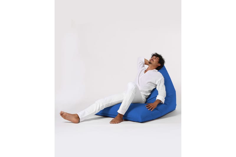 Toya Sittsäck Utomhus 90 cm Blå - Utemöbler - Utestolar & fåtöljer - Sittsäckar
