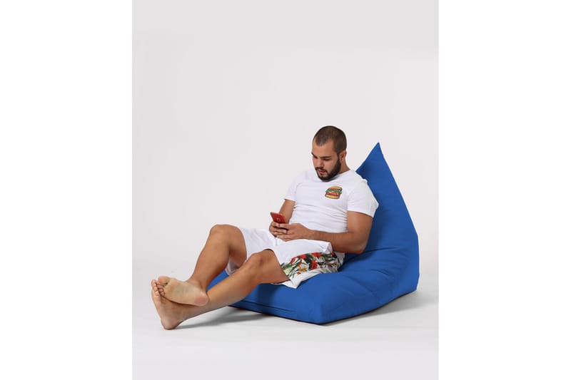 Toya Sittsäck Utomhus 90 cm Blå - Utemöbler - Utestolar & fåtöljer - Sittsäckar