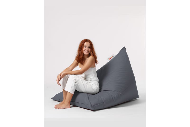 Toya Sittsäck Utomhus 90 cm Grå - Utemöbler - Utestolar & fåtöljer - Sittsäckar