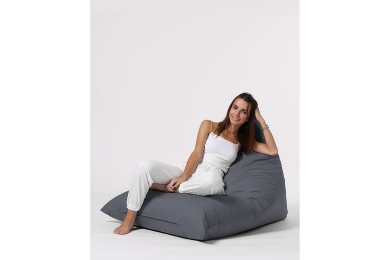Toya Sittsäck Utomhus 90 cm Grå - Utemöbler - Utestolar & fåtöljer - Sittsäckar