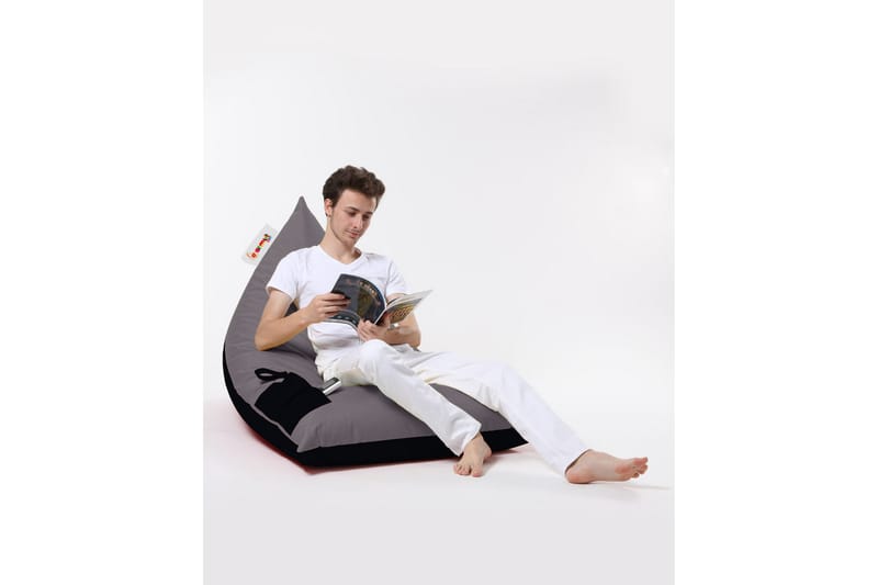 Toya Sittsäck Utomhus 90 cm Grå - Utemöbler - Utestolar & fåtöljer - Sittsäckar
