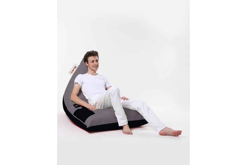 Toya Sittsäck Utomhus 90 cm Grå - Utemöbler - Utestolar & fåtöljer - Sittsäckar