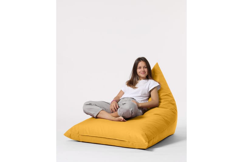 Toya Sittsäck Utomhus 90 cm Gul - Utemöbler - Utestolar & fåtöljer - Sittsäckar