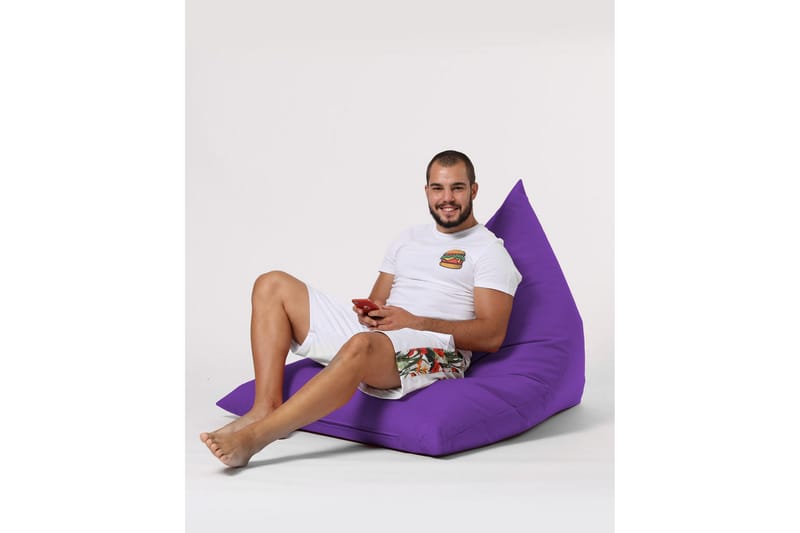 Toya Sittsäck Utomhus 90 cm Lila - Utemöbler - Utestolar & fåtöljer - Sittsäckar
