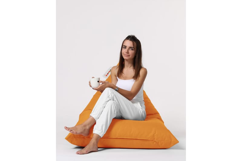 Toya Sittsäck Utomhus 90 cm Orange - Utemöbler - Utestolar & fåtöljer - Sittsäckar