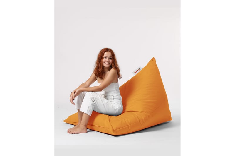 Toya Sittsäck Utomhus 90 cm Orange - Utemöbler - Utestolar & fåtöljer - Sittsäckar