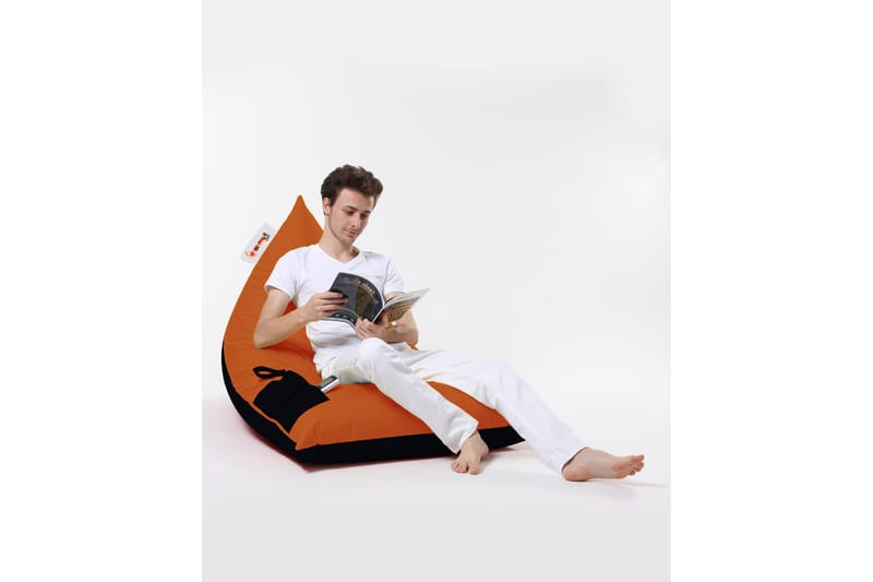 Toya Sittsäck Utomhus 90 cm Orange - Utemöbler - Utestolar & fåtöljer - Sittsäckar