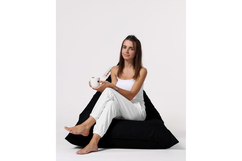 Toya Sittsäck Utomhus 90 cm Svart - Utemöbler - Utestolar & fåtöljer - Sittsäckar