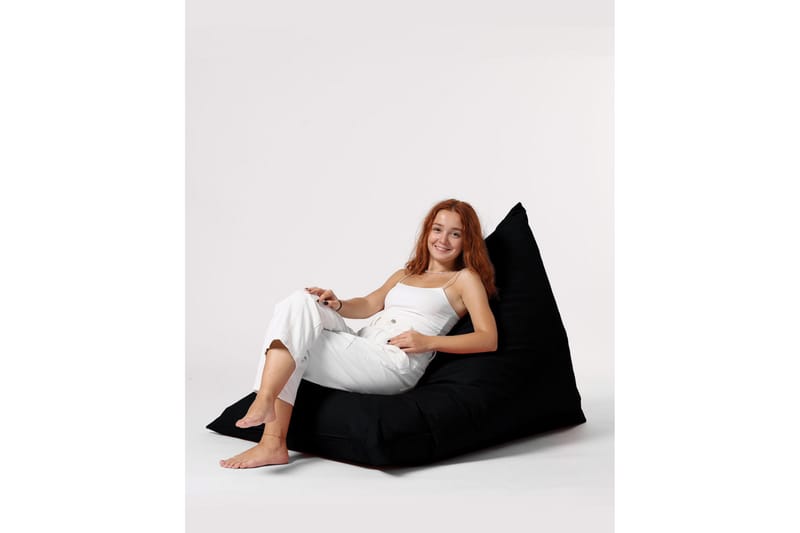 Toya Sittsäck Utomhus 90 cm Svart - Utemöbler - Utestolar & fåtöljer - Sittsäckar