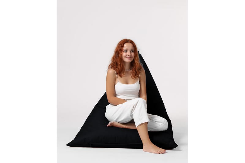 Toya Sittsäck Utomhus 90 cm Svart - Utemöbler - Utestolar & fåtöljer - Sittsäckar