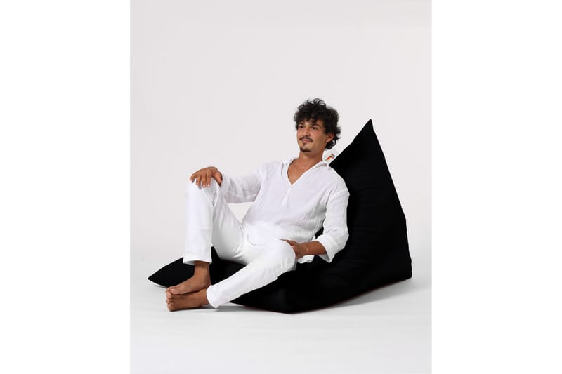 Toya Sittsäck Utomhus 90 cm Svart - Utemöbler - Utestolar & fåtöljer - Sittsäckar