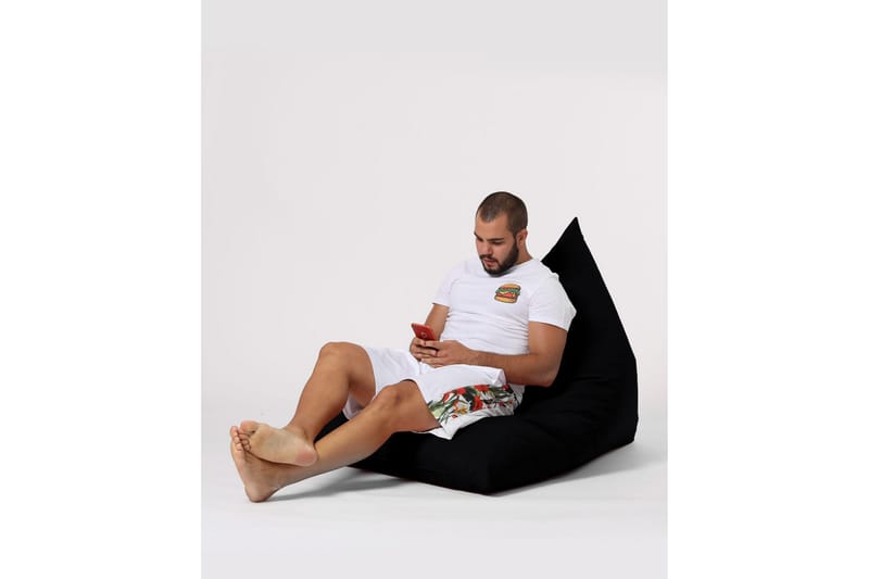 Toya Sittsäck Utomhus 90 cm Svart - Utemöbler - Utestolar & fåtöljer - Sittsäckar