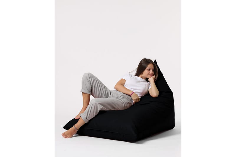 Toya Sittsäck Utomhus 90 cm Svart - Utemöbler - Utestolar & fåtöljer - Sittsäckar