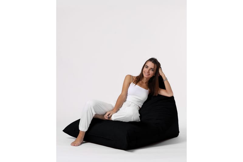 Toya Sittsäck Utomhus 90 cm Svart - Utemöbler - Utestolar & fåtöljer - Sittsäckar