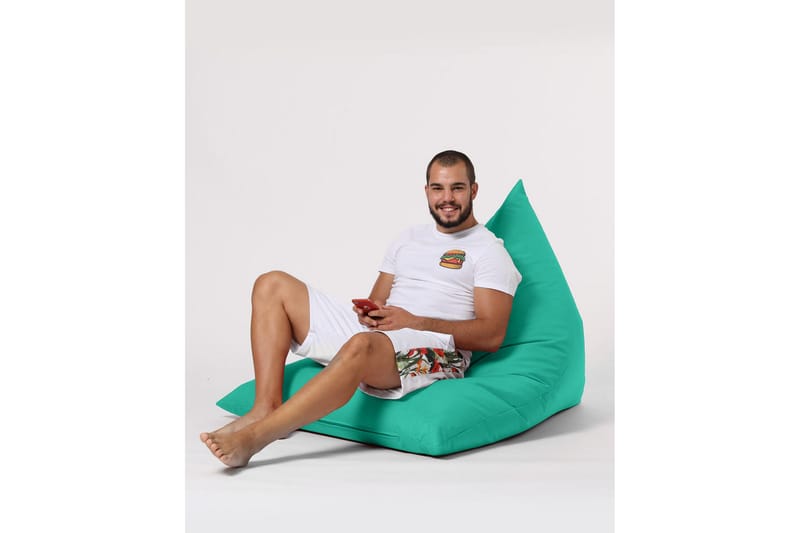 Toya Sittsäck Utomhus 90 cm Turkos - Utemöbler - Utestolar & fåtöljer - Sittsäckar