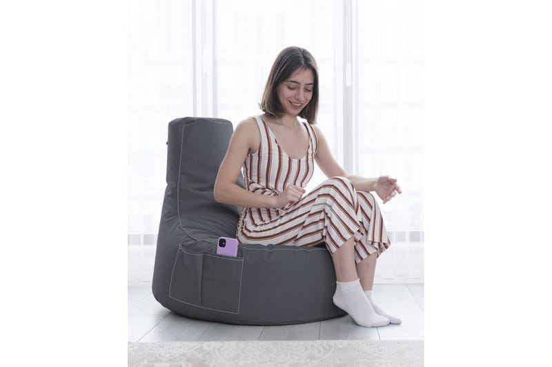 Vikki Sittsäck Utomhus 70 cm Grå - Utemöbler - Utestolar & fåtöljer - Sittsäckar