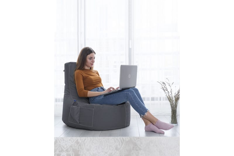 Vikki Sittsäck Utomhus 70 cm Grå - Utemöbler - Utestolar & fåtöljer - Sittsäckar