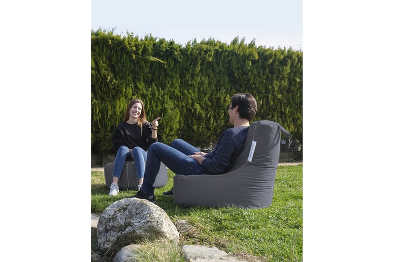 Vikki Sittsäck Utomhus 70 cm Grå - Utemöbler - Utestolar & fåtöljer - Sittsäckar