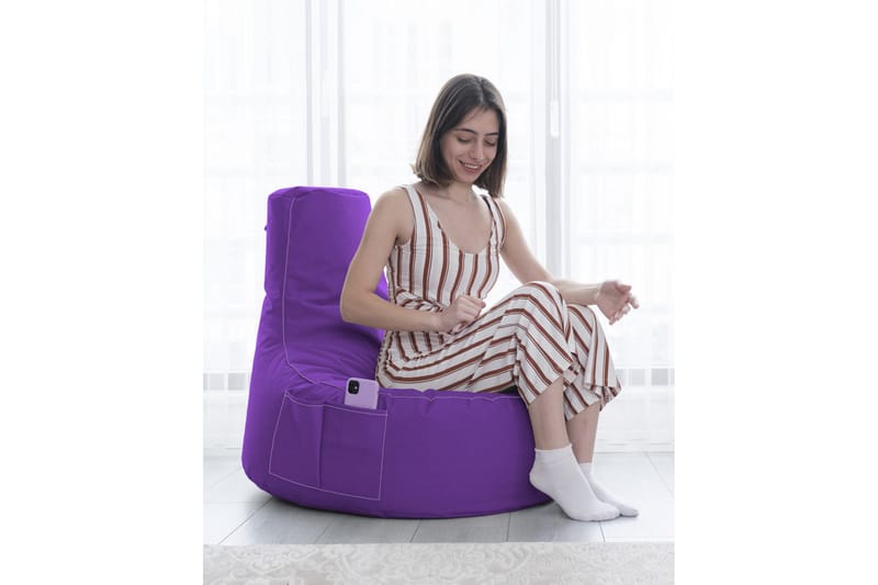 Vikki Sittsäck Utomhus 70 cm Lila - Utemöbler - Utestolar & fåtöljer - Sittsäckar
