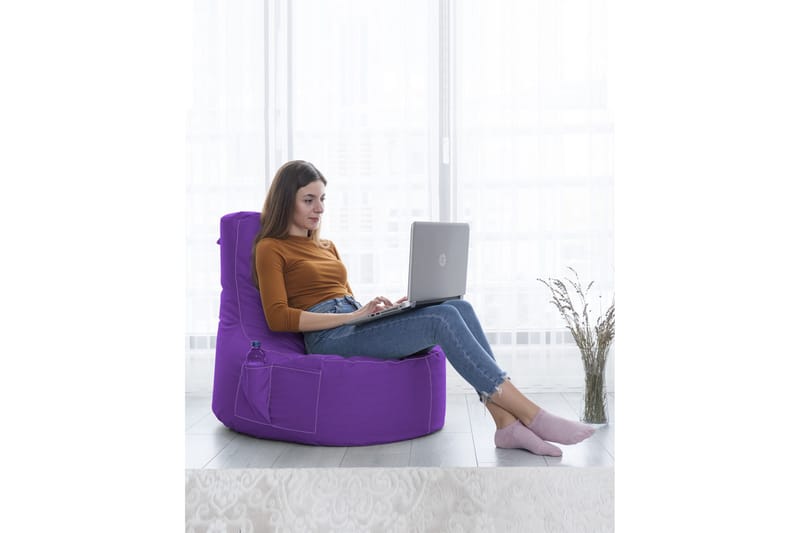 Vikki Sittsäck Utomhus 70 cm Lila - Utemöbler - Utestolar & fåtöljer - Sittsäckar