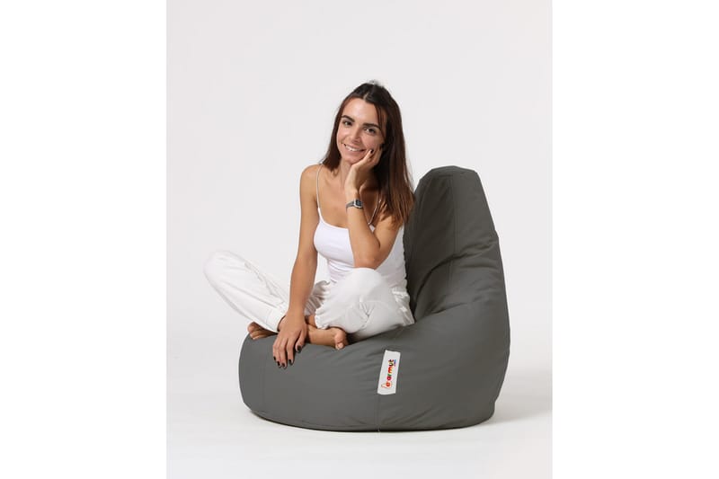 Vinna Sittsäck Utomhus 80 cm, Grå