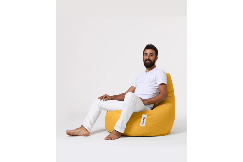 Vinna Sittsäck Utomhus 80 cm Gul - Utemöbler - Utestolar & fåtöljer - Sittsäckar