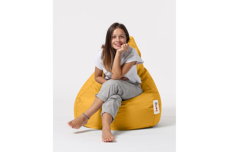 Vinna Sittsäck Utomhus 80 cm Gul - Utemöbler - Utestolar & fåtöljer - Sittsäckar