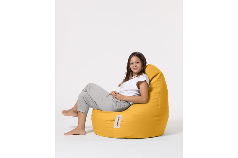 Vinna Sittsäck Utomhus 80 cm Gul - Utemöbler - Utestolar & fåtöljer - Sittsäckar