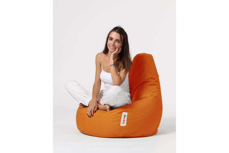 Vinna Sittsäck Utomhus 80 cm Orange - Utemöbler - Utestolar & fåtöljer - Sittsäckar