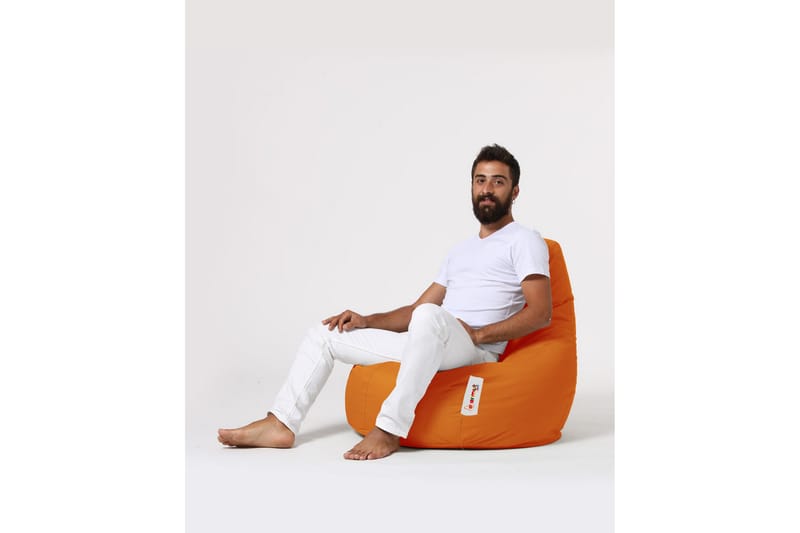 Vinna Sittsäck Utomhus 80 cm Orange - Utemöbler - Utestolar & fåtöljer - Sittsäckar