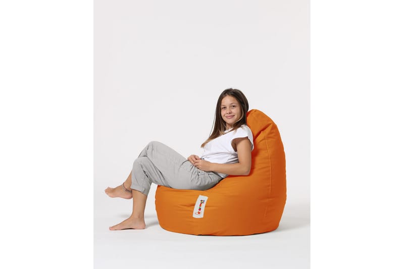 Vinna Sittsäck Utomhus 80 cm Orange - Utemöbler - Utestolar & fåtöljer - Sittsäckar