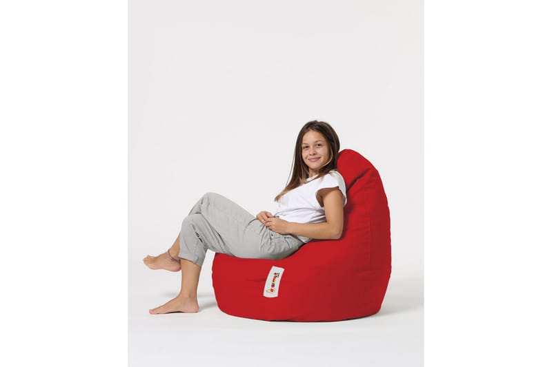 Vinna Sittsäck Utomhus 80 cm Röd - Utemöbler - Utestolar & fåtöljer - Sittsäckar