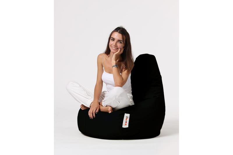 Vinna Sittsäck Utomhus 80 cm Svart - Utemöbler - Utestolar & fåtöljer - Sittsäckar