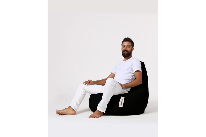Vinna Sittsäck Utomhus 80 cm Svart - Utemöbler - Utestolar & fåtöljer - Sittsäckar