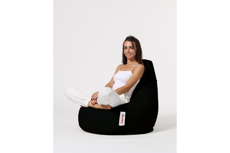 Vinna Sittsäck Utomhus 80 cm Svart - Utemöbler - Utestolar & fåtöljer - Sittsäckar