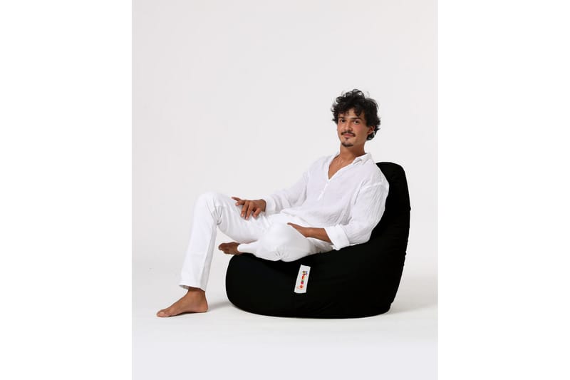 Vinna Sittsäck Utomhus 80 cm Svart - Utemöbler - Utestolar & fåtöljer - Sittsäckar