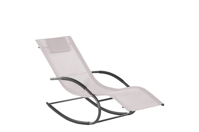 Solsäng Carano II - Beige, svart - Utemöbler - Utestolar & fåtöljer - Solsängar & solvagnar