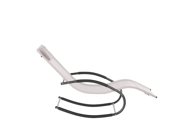 Solsäng Carano II - Beige, svart - Utemöbler - Utestolar & fåtöljer - Solsängar & solvagnar