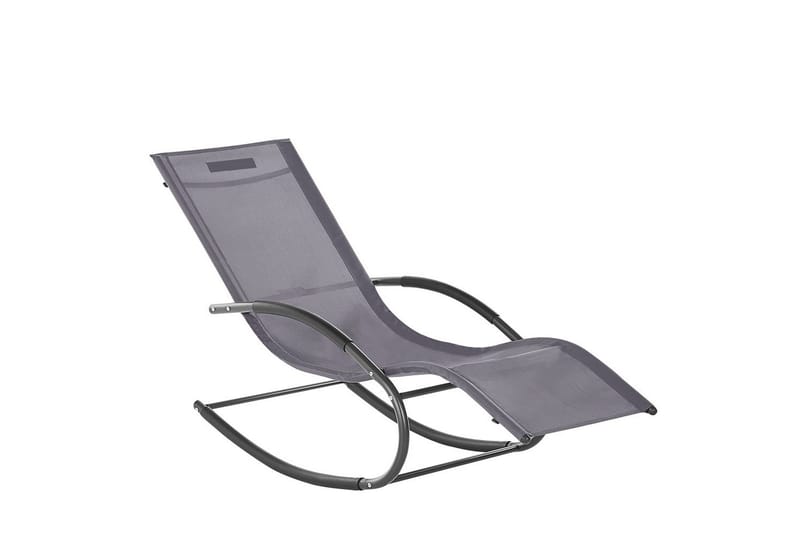 Solsäng Carano II - Grå, svart - Utemöbler - Utestolar & fåtöljer - Solsängar & solvagnar